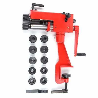 7  Sheet Metal Bead Roller Machine Steel Bender Bending 22-Gauge & 6 Dies Kit🔥 • $201.40