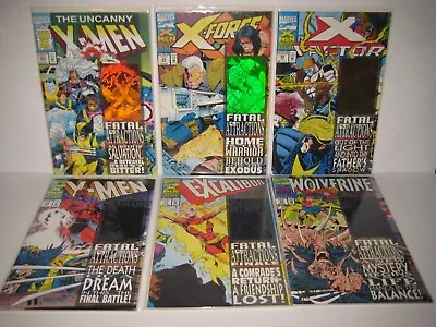 X-Men Fatal Attractions COMPLETE Lot Marvel Comics 25 Wolverine 75 304 Hologram • $44.95