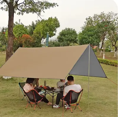 £18.99 • Buy 3M X 3M Hammock Rain Fly Tent Tarp Waterproof Camping Tarp Anti-UV Sun Shelter.