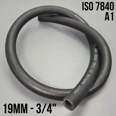 19mm Marine A1 Grade Rubber Reinforced Fuel Exhaust Hose Boat Oil Pipe ISO7480 • £236.06