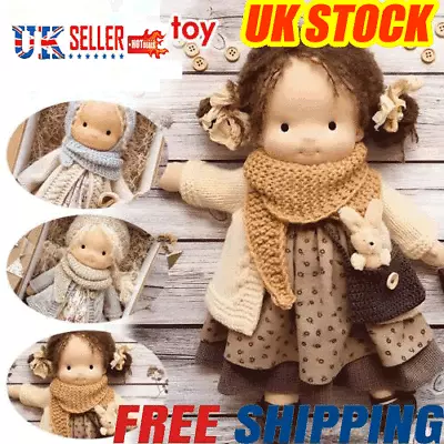 Doll Waldorf Plush Doll Handmade Beautiful Cotton Plush Doll Girls Birthday GiBZ • £17.20