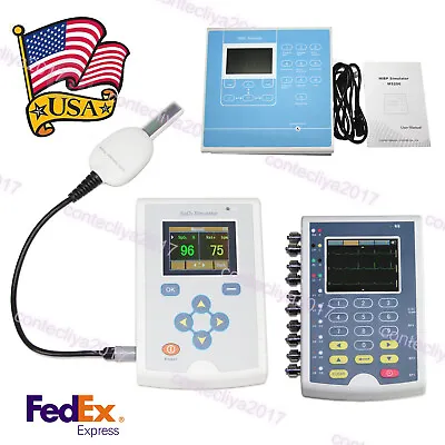 CONTEC Simulator SpO2 NIBP ECG& Patient SimulationDevice Accuracy TesterUSA • $699