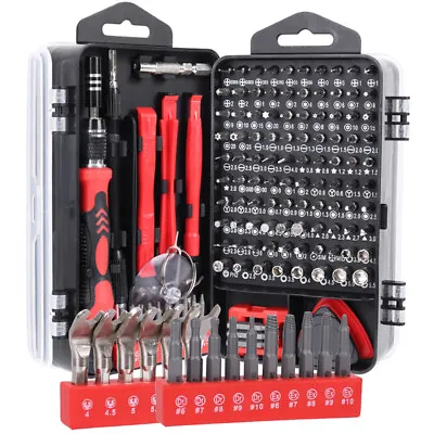 138 In 1 Small Magnetic Precision Screwdriver Set PC Phone Torx Repair Tool Kit • $23.99