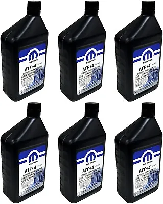 (6) DODGE RAM JEEP Automatic Transmission Fluid Mopar ATF+4 68218057AC • $41.24