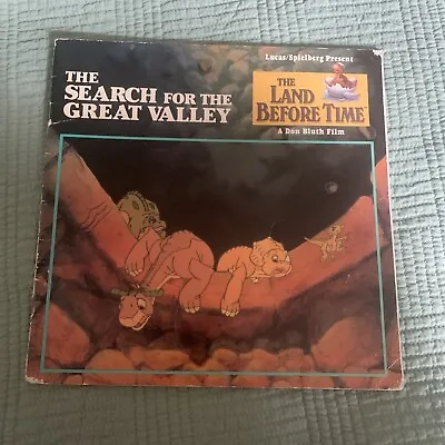 $7.20 • Buy The Search For The Great Great Valley The Land Before Time Vintage Book