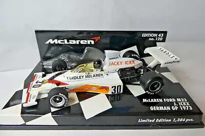 1/43 Minichamps 1973 McLaren Ford M23 J.Ickx German GP • $55.95