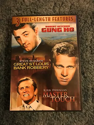 Gung Ho Great St. Louis Bank Robbery Master Touch Triple Ft. DVD (2008) • $8