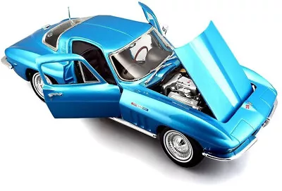 1965 Chevrolet Corvette - Mettalic B Lue 1:18 Scale Diecast Model By Maisto • $69.90