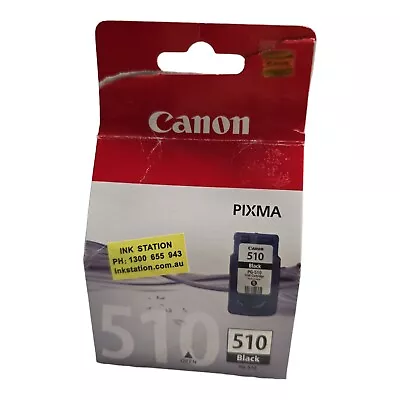 Genuine Canon PG-510 Black Ink Cartridge For Pixma MP492 MP495 MX360 MX410 MP230 • $26.95