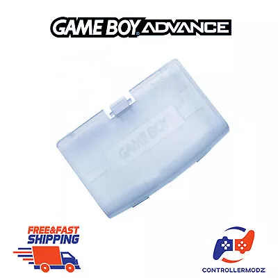 Nintendo Gameboy Advance GBA Replacement Battery Cover - Clear Glacier Ice Blue • £3.49