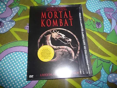 Mortal Kombat DVD 1995 Movie Rare Snapcase Hype Sticker New Factory Sealed • $18.88