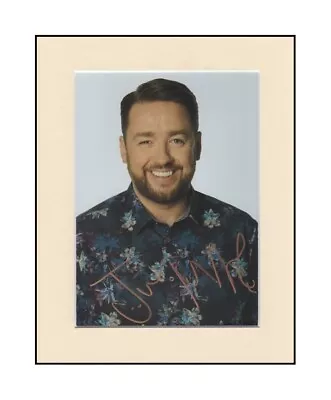 Jason Manford 8 Out Of 10 Cats Original Signed 10x8  Mounted Autograph Photo COA • £9.95