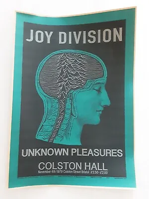 Joy Division  Unknown Pleasures  - Gig / Concert Poster - Reprint  • $10