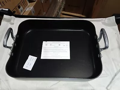 Mauviel Aluminum Nonstick Roasting Pan With Aluminum Handles 15.75 X 11.8-in • $118.96