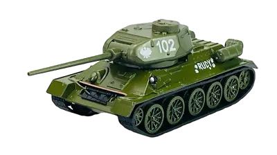 Daffi Tank T-34-85 T-34  Rudy 102  1:43 Die Cast Metal Model New In Box • $21.40