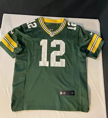 NIKE On Field Green Bay Packers Aaron RODGERS Jersey Sewn Men's Sz 48 Green #12 • $36.95