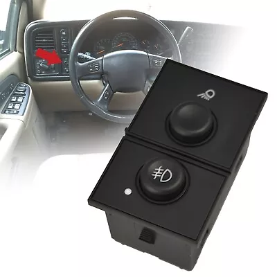 Fog Light Switch Fit 2003-2006 Chevy Silverado Tahoe Avalanche GMC Sierra YukoS2 • $12.98