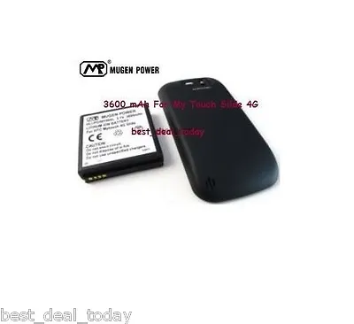 Mugen Power 3600MAH Extended Battery Fit For T-Mobile HTC Mytouch 4G Slide Black • $24.95