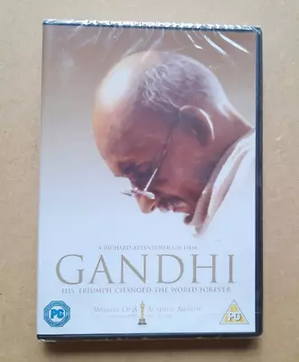 Gandhi - 1982 Period Biopic Drama Film - Ben Kingsley - New And Sealed DVD • £3.99