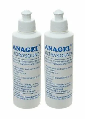 Anagel 250ml Fetal Doppler Ultrasound Transmission Gel - Pack Of 2 • £6.95