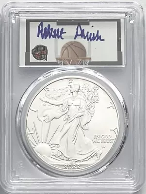 2022 Silver Eagle First Day Of Issue Basketball Hof Pcgs Ms70 Robert Parish • $26