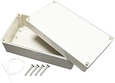 ABS Plastic Electronic Project Box With 4 Screws And Lid 6.0 ×3.5 ×1.9  (Ivory) • $9.99