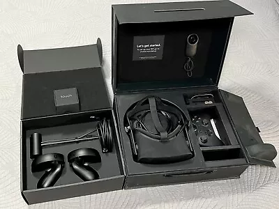 Meta Oculus Rift VR Virtual Reality Headset System - Black XBOX Controllers • $160