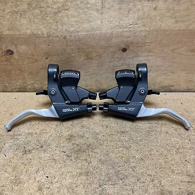 Vintage Shimano Deore XT ST-M739 Shifters Brake Levers Combo Set 3 X 8 Speed • $129.95