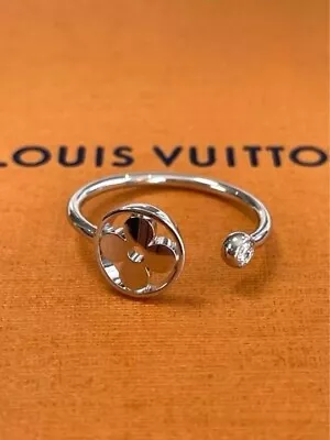 Louis Vuitton Monogram Ideal  Ring White Gold US6.5 With Diamond • £744.11