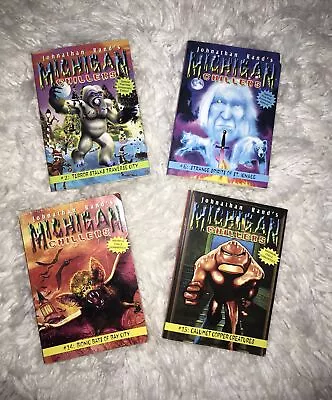 4 Michigan Chiller Book Lot Of Paperback Johnathan Rand's - GOOD • $10