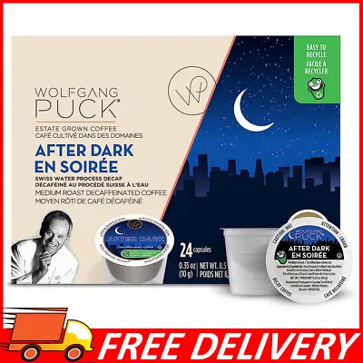 Wolfgang Puck Coffee Single Serve Capsules After Dark Kosher 24 Count • $33.73