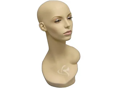 2PCS Female Mannequin Head Bust Wig Hat Jewelry Display #MD-EvenlyHD X2 • $85