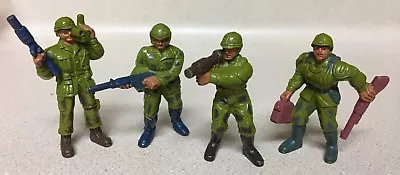 Vintage Military Figures M I 1986 Plastic (4) Army Soldiers • $8