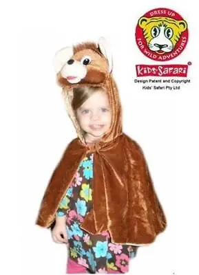 Kids Safari Mouse Cape Costume For Kids - Brown. Super Soft Unisex One Size • $12.48