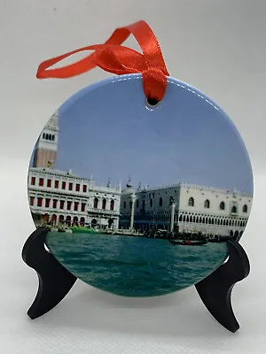 Doge’s Palace Venice Italy Christmas Ornament Souvenir Travel Gift Porcelain • $13.98