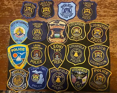 Vintage Obsolete State Of Michigan Police Patches Mixed  Lot Of 19 Item 260 • $10