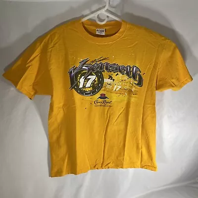 Vintage Chase Authentics Nascar Matt Kenseth Crown Royal T-Shirt Size XL • $19.97