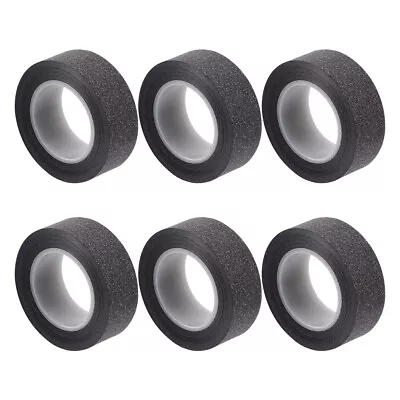 6 Rolls Black Glitter Masking Tape For Crafts & Festive Decoration • £11.55