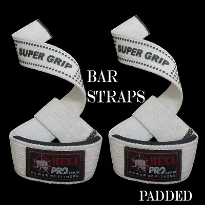 Weight Lifting Bodybuilding Gym Training Wrist Support Gloves Bar Straps Wraps • $9.99