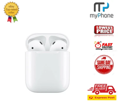 $198 • Buy New Apple AirPods (2nd Gen) Earbuds Headphones With Charging Case - AU SELLER