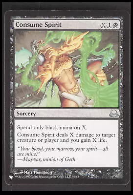 MTG Consume Spirit 56 Uncommon Duel Decks: Divine Vs. Demonic Card CB-1-2-A-12 • $3.97