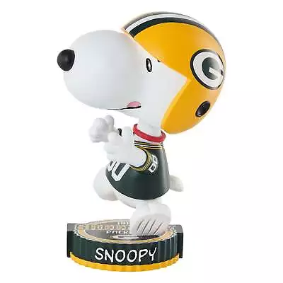 Snoopy Green Bay Packers 2023 Peanuts Bighead Bobblehead NFL Football • $79.99