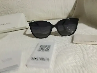 Michael Kors Sunglasses ANAHEIM Black Dark Grey POLARIZED Oversized OMK 2137U.  • $79