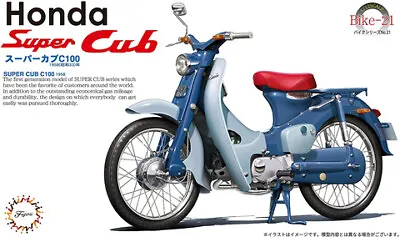 Fujimi 1/12 Bike Series 21 Honda Super Cub C100 1958 Plastic Model Kit Bike-21 • $49.06