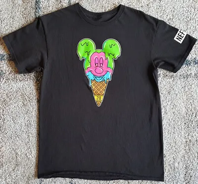 Disney NEFF Collection Mickey Mouse Ice Cream Cone T Shirt Medium INV2743 • $13.24