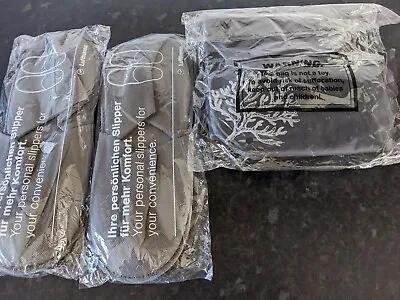 £9 • Buy Lufthansa Amenity Kit Business Class + 2 Pairs Slippers Freezer Bag BN