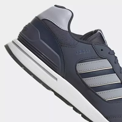 Men Adidas Original RUN 80s Shoes Trainers Sneakers NAVY BNIB Size UK 9 - GZ1123 • £43.99