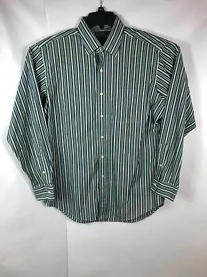 Polo Ralph Lauren Men's Large Long Sleeve Button Up Cotton Multicolor Shirt A29 • $5