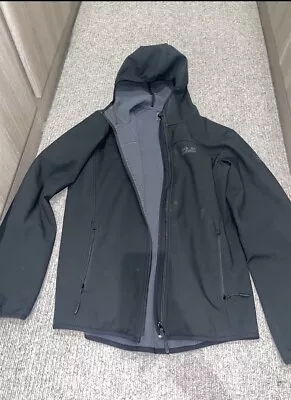 Jack Wolfskin Black Fleece-lined Zip-up Jacket Size Uk 38 • £12