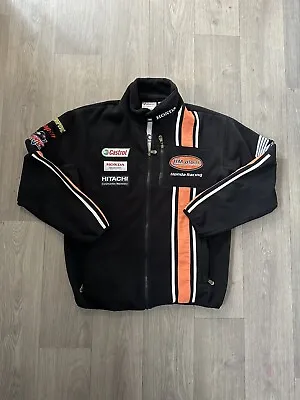 Honda Racing Fleece Jacket Men’s M/l 24ptp Bomber • £45